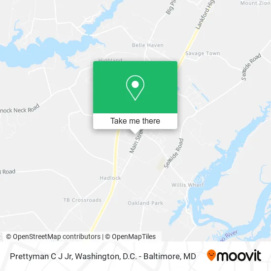 Prettyman C J Jr map