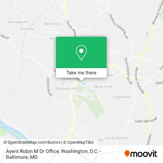 Ayers Robin M Dr Office map