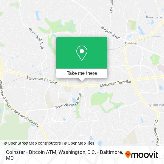 Coinstar - Bitcoin ATM map