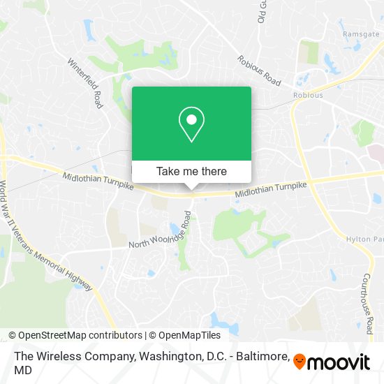 The Wireless Company map