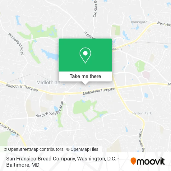 San Fransico Bread Company map