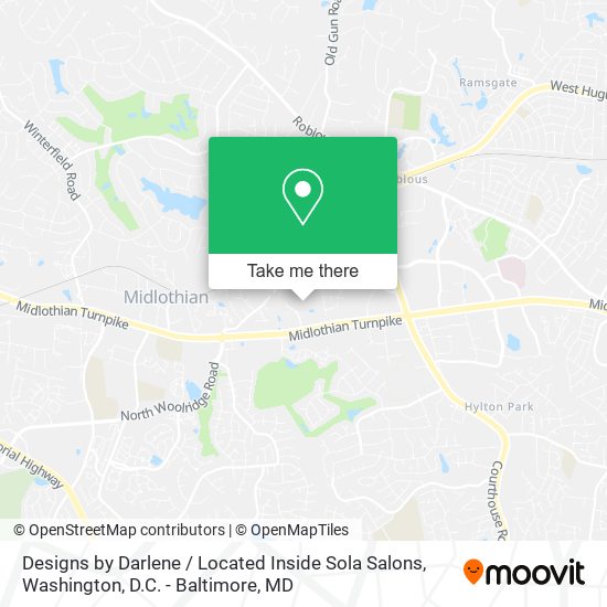 Designs by Darlene / Located Inside Sola Salons map