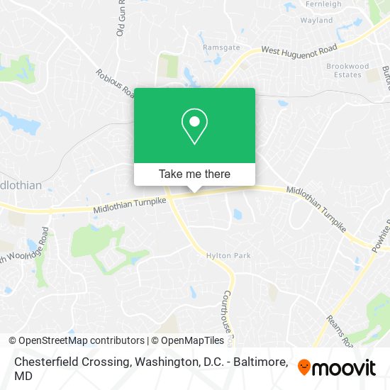 Chesterfield Crossing map