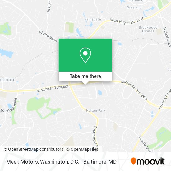 Meek Motors map