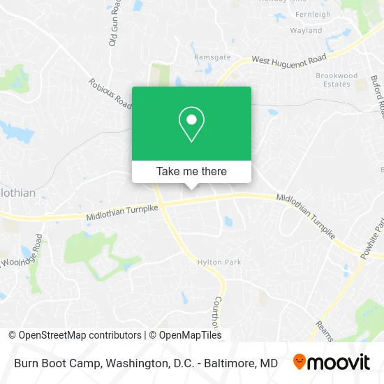 Burn Boot Camp map