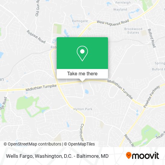 Wells Fargo map