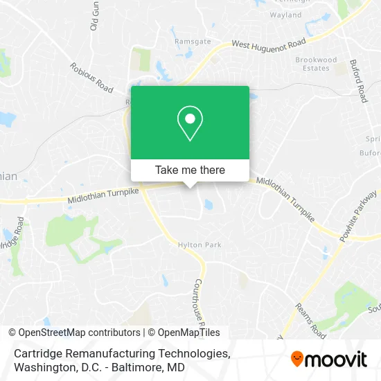 Cartridge Remanufacturing Technologies map