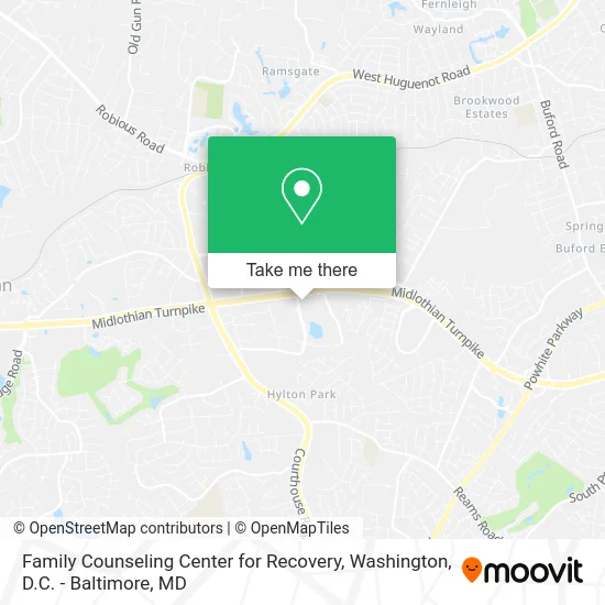 Family Counseling Center for Recovery map