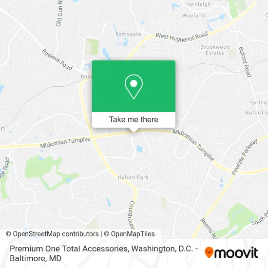 Premium One Total Accessories map