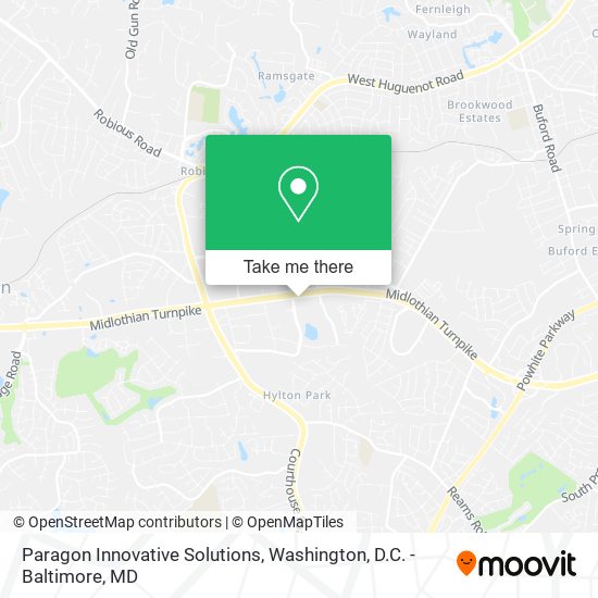 Paragon Innovative Solutions map