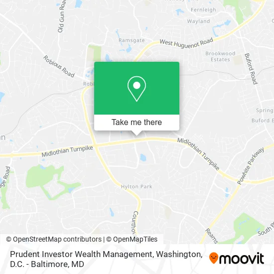 Prudent Investor Wealth Management map