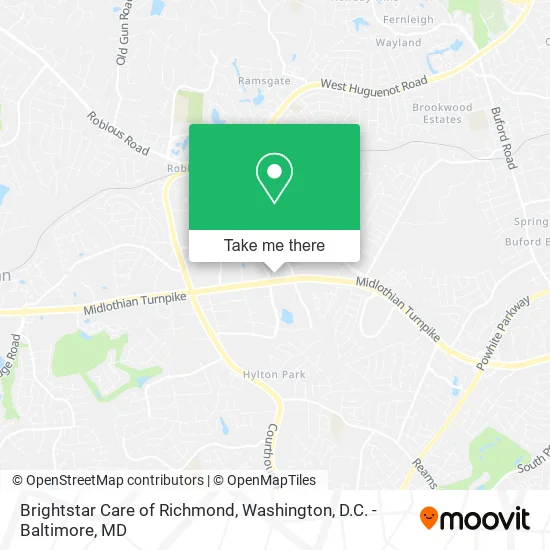 Mapa de Brightstar Care of Richmond