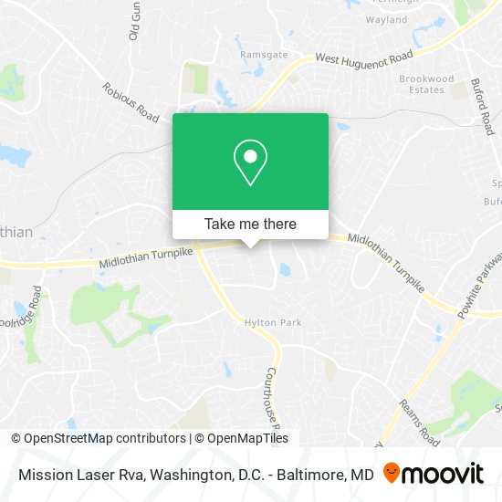 Mission Laser Rva map