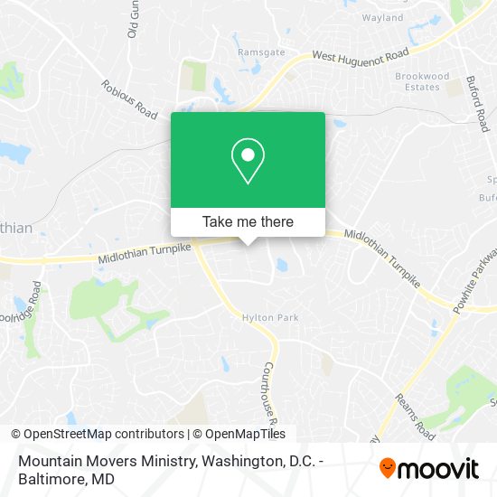 Mountain Movers Ministry map