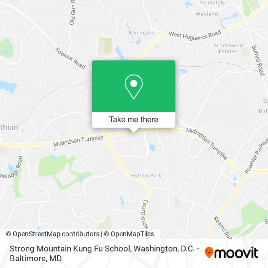 Strong Mountain Kung Fu School map