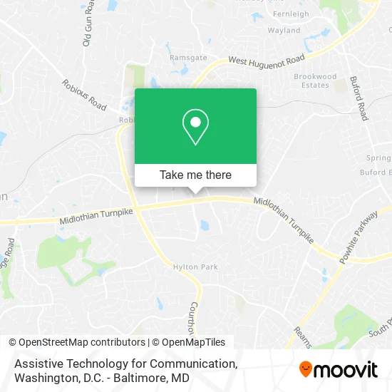 Assistive Technology for Communication map