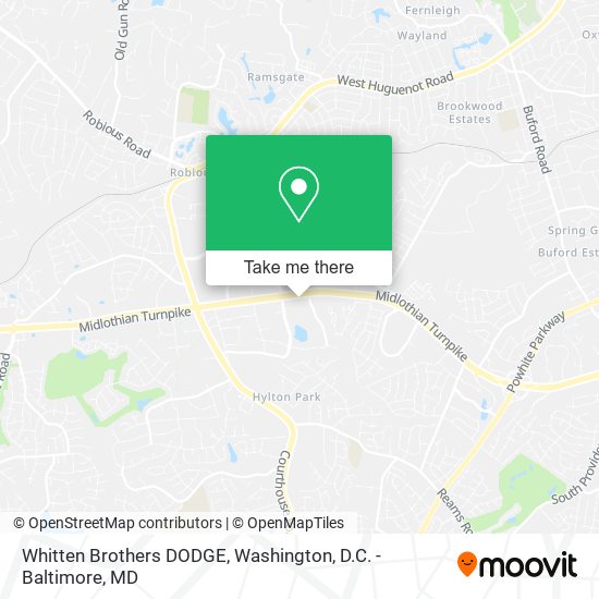 Whitten Brothers DODGE map
