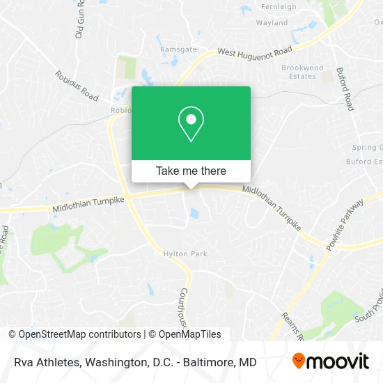 Rva Athletes map