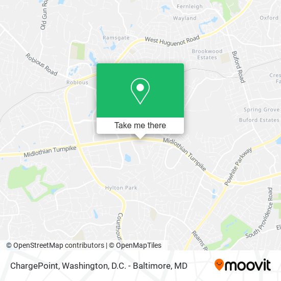 ChargePoint map