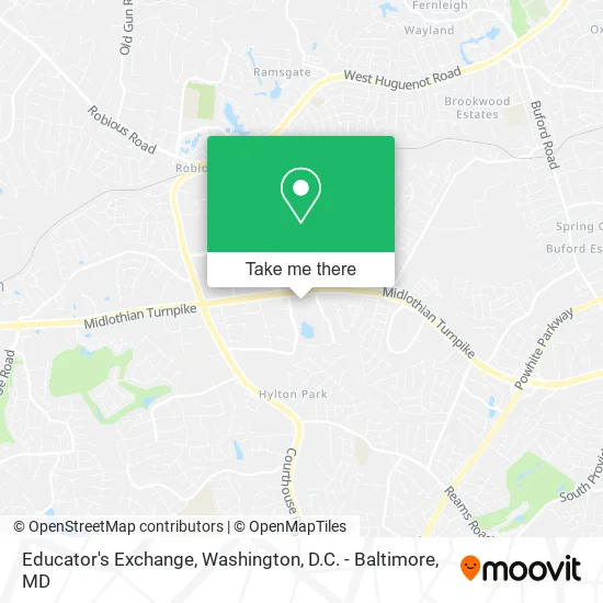 Educator's Exchange map