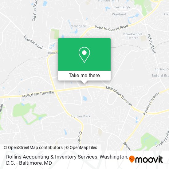 Mapa de Rollins Accounting & Inventory Services