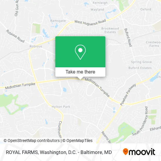 ROYAL FARMS map