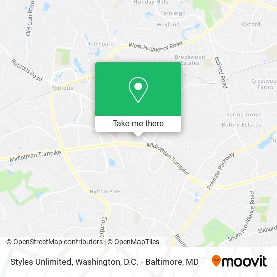 Mapa de Styles Unlimited