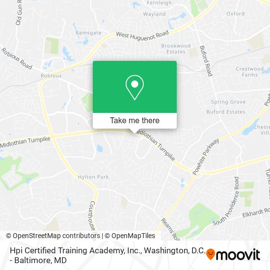 Mapa de Hpi Certified Training Academy, Inc.