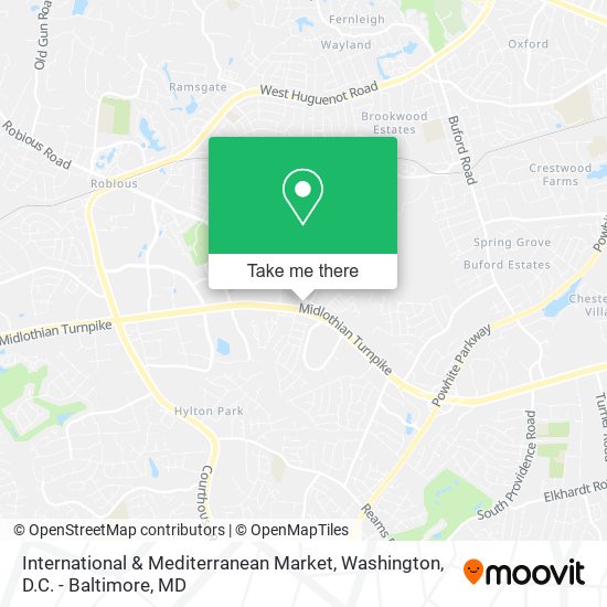 Mapa de International & Mediterranean Market