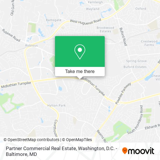 Mapa de Partner Commercial Real Estate