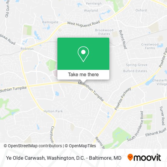 Mapa de Ye Olde Carwash