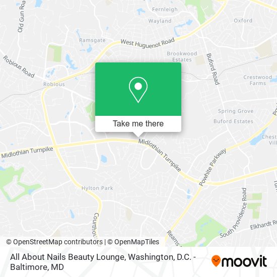 Mapa de All About Nails Beauty Lounge