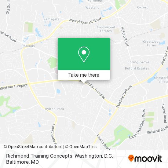 Richmond Training Concepts map