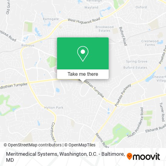 Mapa de Meritmedical Systems