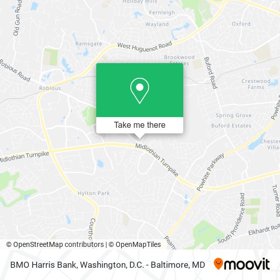 Mapa de BMO Harris Bank