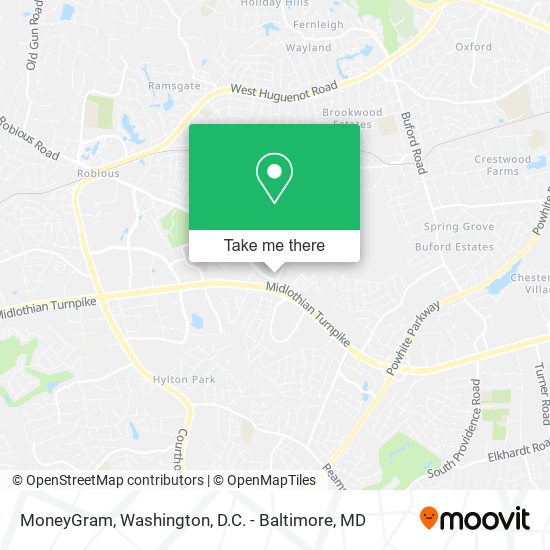 MoneyGram map