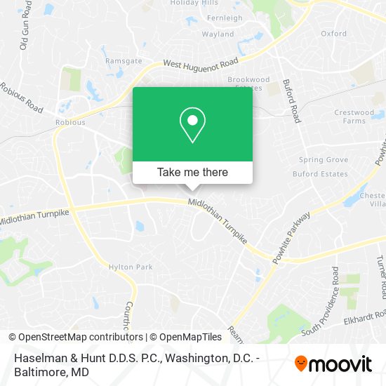 Haselman & Hunt D.D.S. P.C. map