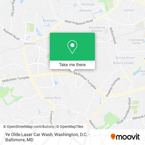 Mapa de Ye Olde Laser Car Wash