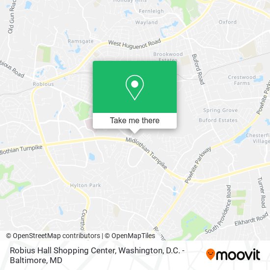 Mapa de Robius Hall Shopping Center