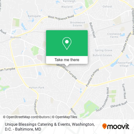 Unique Blessings Catering & Events map