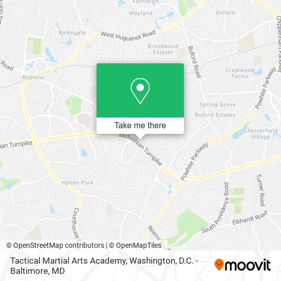 Mapa de Tactical Martial Arts Academy
