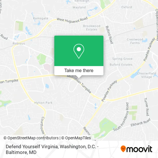 Defend Yourself Virginia map