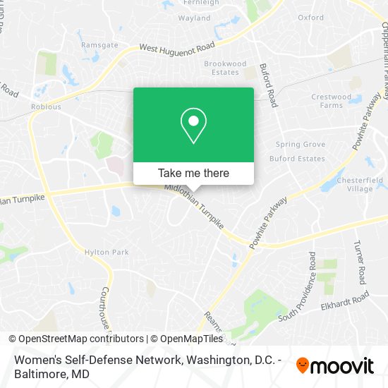 Mapa de Women's Self-Defense Network