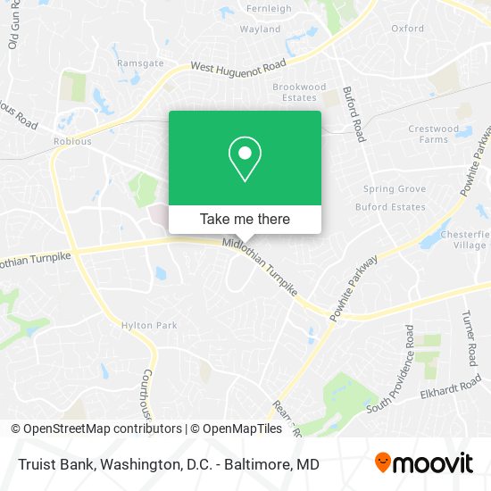 Truist Bank map