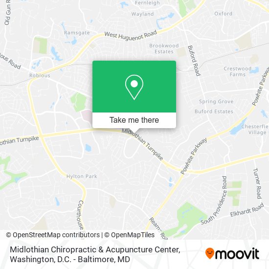 Mapa de Midlothian Chiropractic & Acupuncture Center