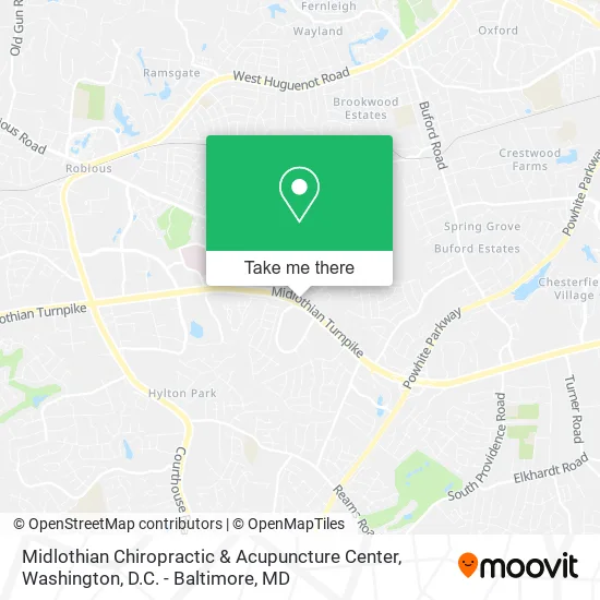 Midlothian Chiropractic & Acupuncture Center map