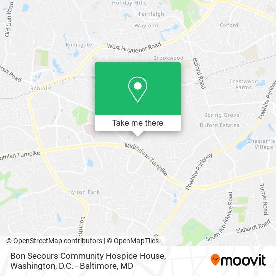 Mapa de Bon Secours Community Hospice House