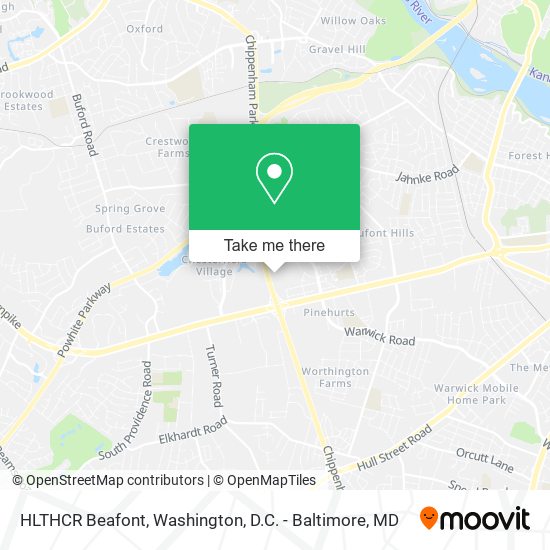 HLTHCR Beafont map