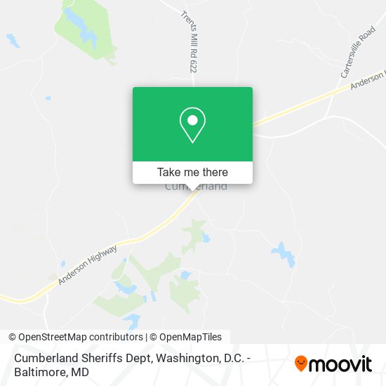 Cumberland Sheriffs Dept map
