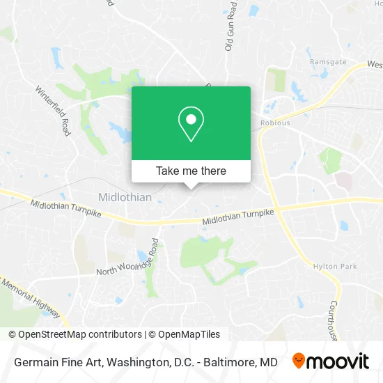 Germain Fine Art map